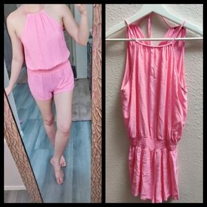 Casual halter top romper